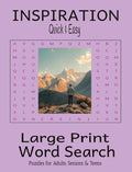 Inspiration Quick & Easy - Large Print -Senior Activity Book- Word Search