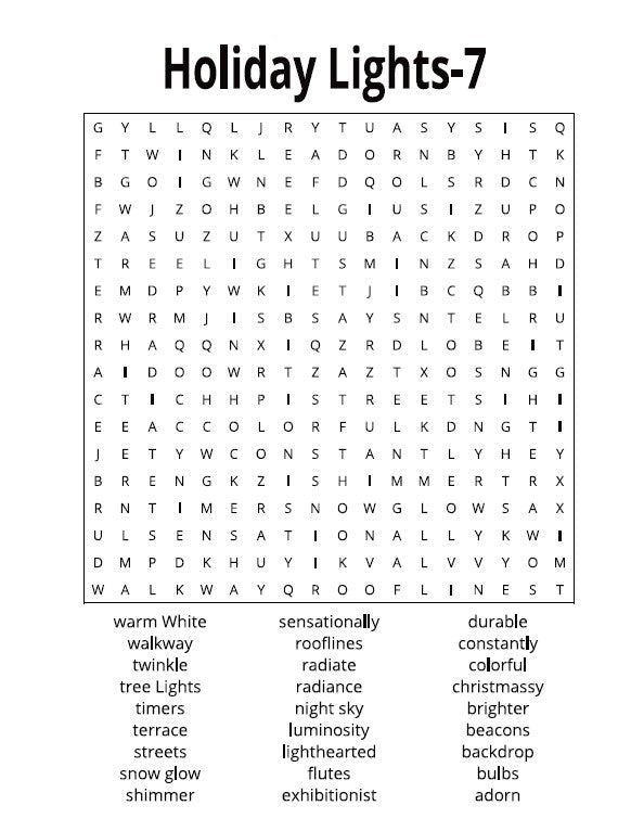 Christmas Mega Word Search Puzzle - Large Print -Senior Activity Book- (Downloadable PDF)