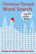 Christmas Deluxe Word Search Puzzle - Large Print -Senior Activity Book- (Downloadable PDF)