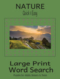 Nature Quick & Easy - Large Print -Senior Activity Book- Word Search