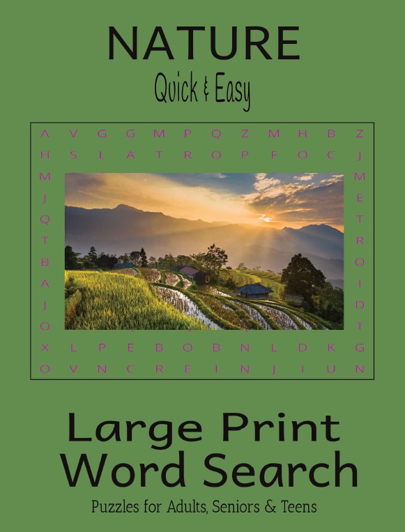 Nature Quick & Easy - Large Print -Senior Activity Book- Word Search