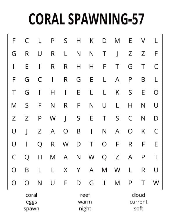 Ocean Life Quick & Easy - Large Print -Senior Activity Book- Word Search