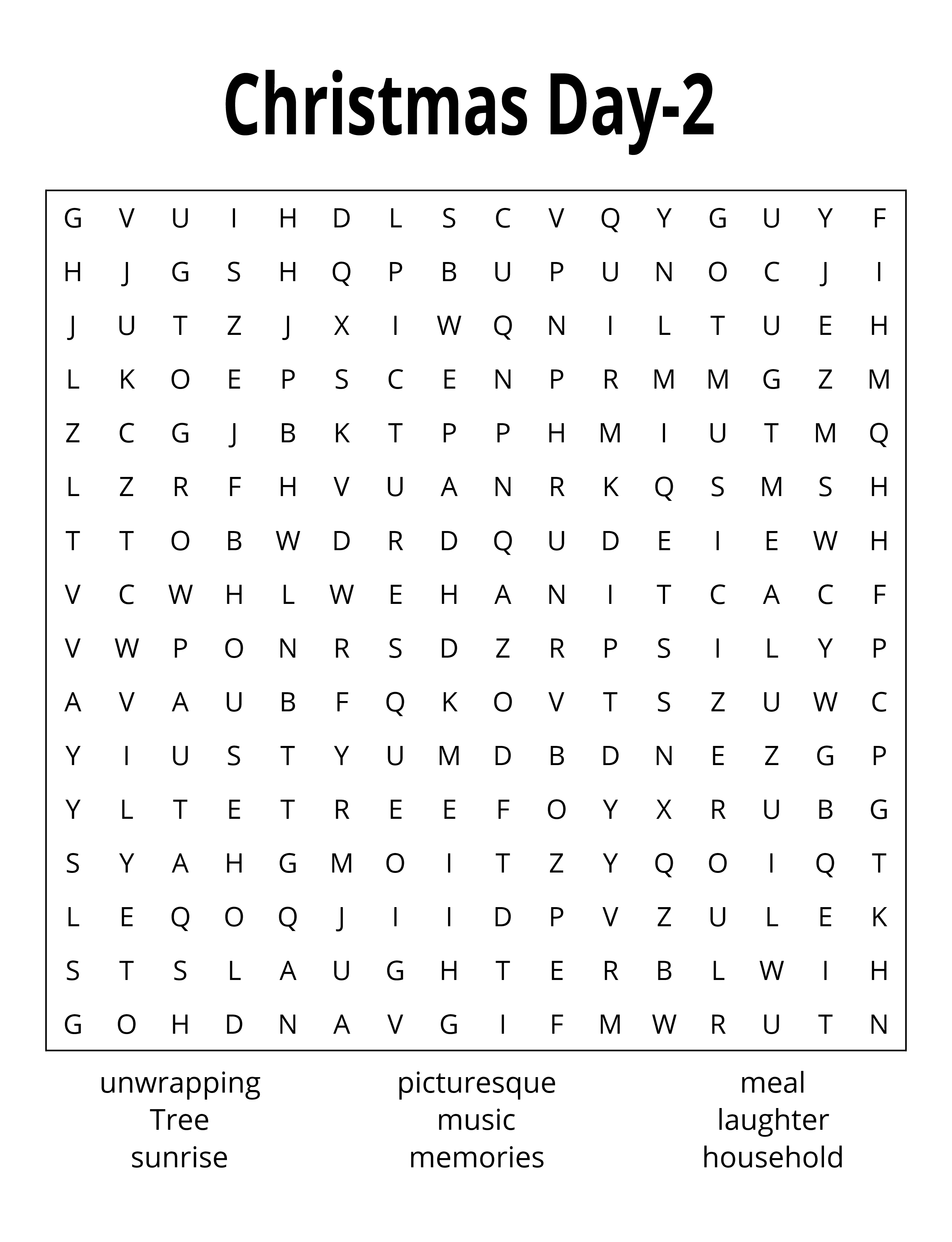 Christmas Quick & Easy Word Search Puzzle - Large Print -Senior Activity Book- (Downloadable PDF)