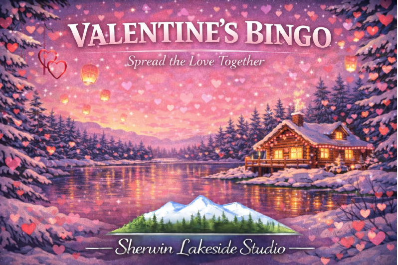 Valentine Bingo Quick & Easy Game - Large Print- For Senior Activity (Instant PDF Download)