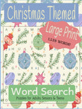 Christmas Standard Word  Search Puzzle - Large Print -Senior Activity Book- (Downloadable PDF)