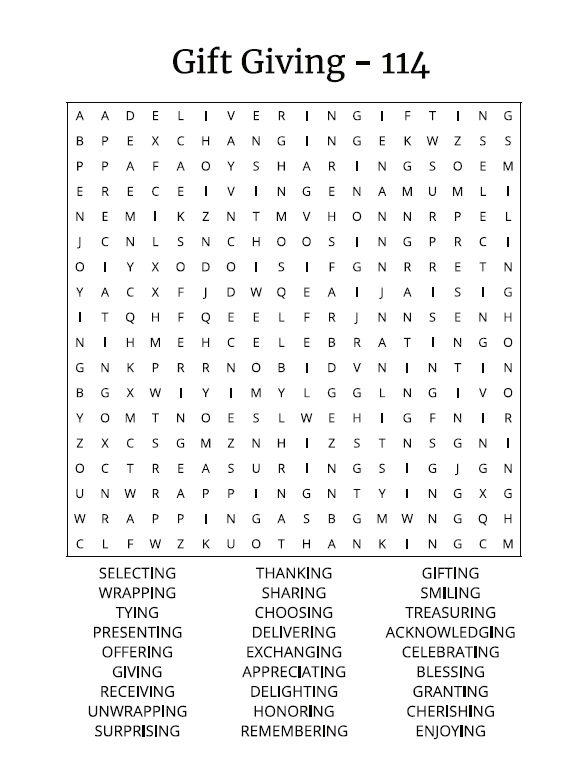 Valentine Word Search – Deluxe - Large Print -Senior Activity Book- (Instant PDF Download)
