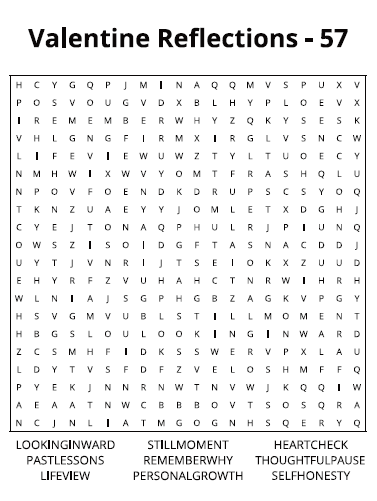 Valentine Word Search – Quick & Easy 3 - Large Print -Senior Activity Book- (Instant PDF Download)