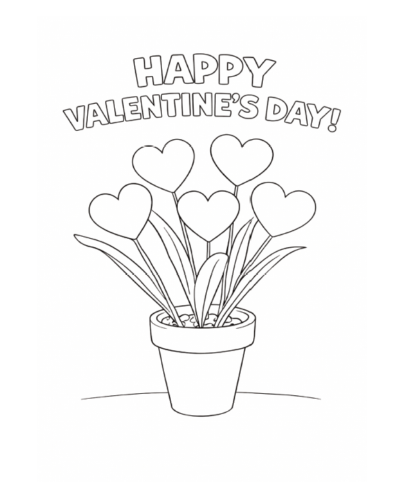 Valentine Word Search – Coloring Book 1 - Large Print -Senior Activity Book- (Instant PDF Download)