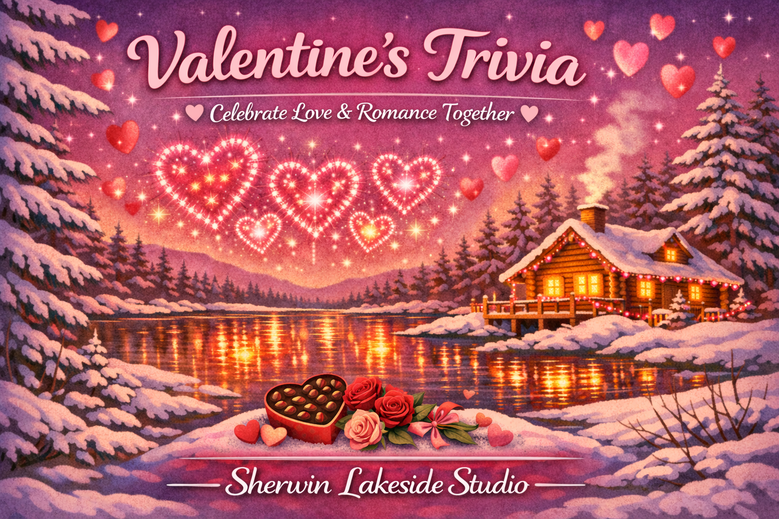 Valentine Trivia  -Large Print - Senior Activity Book- Quick and Easy- (Instant PDF Download)